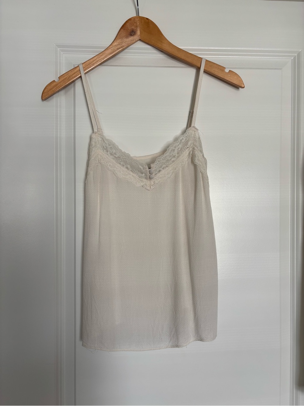 Gentle Fawn Brand Lace-Trim Top Ivory/Cream